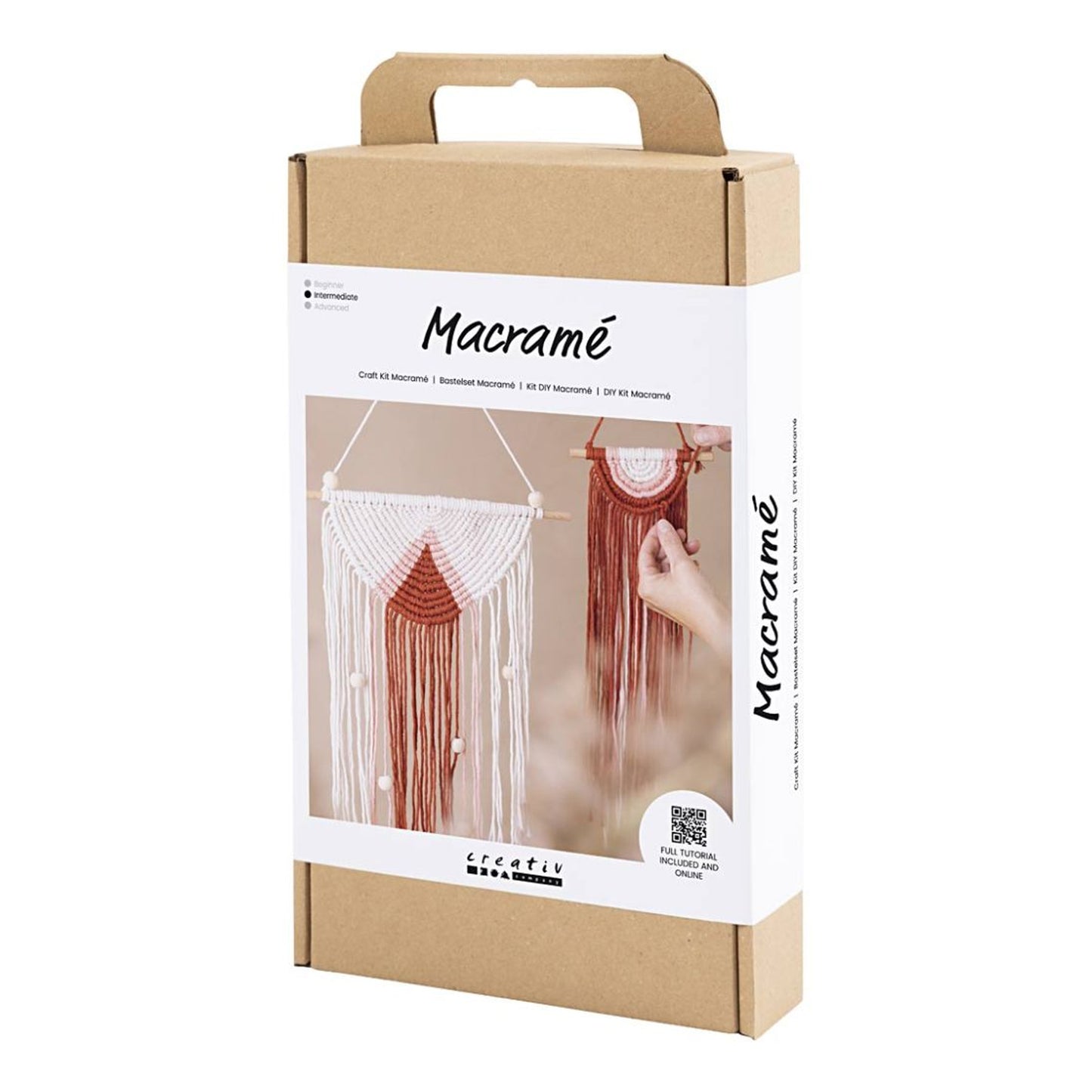 Kit macramé decorazione da parete Creative Company livello intermedio