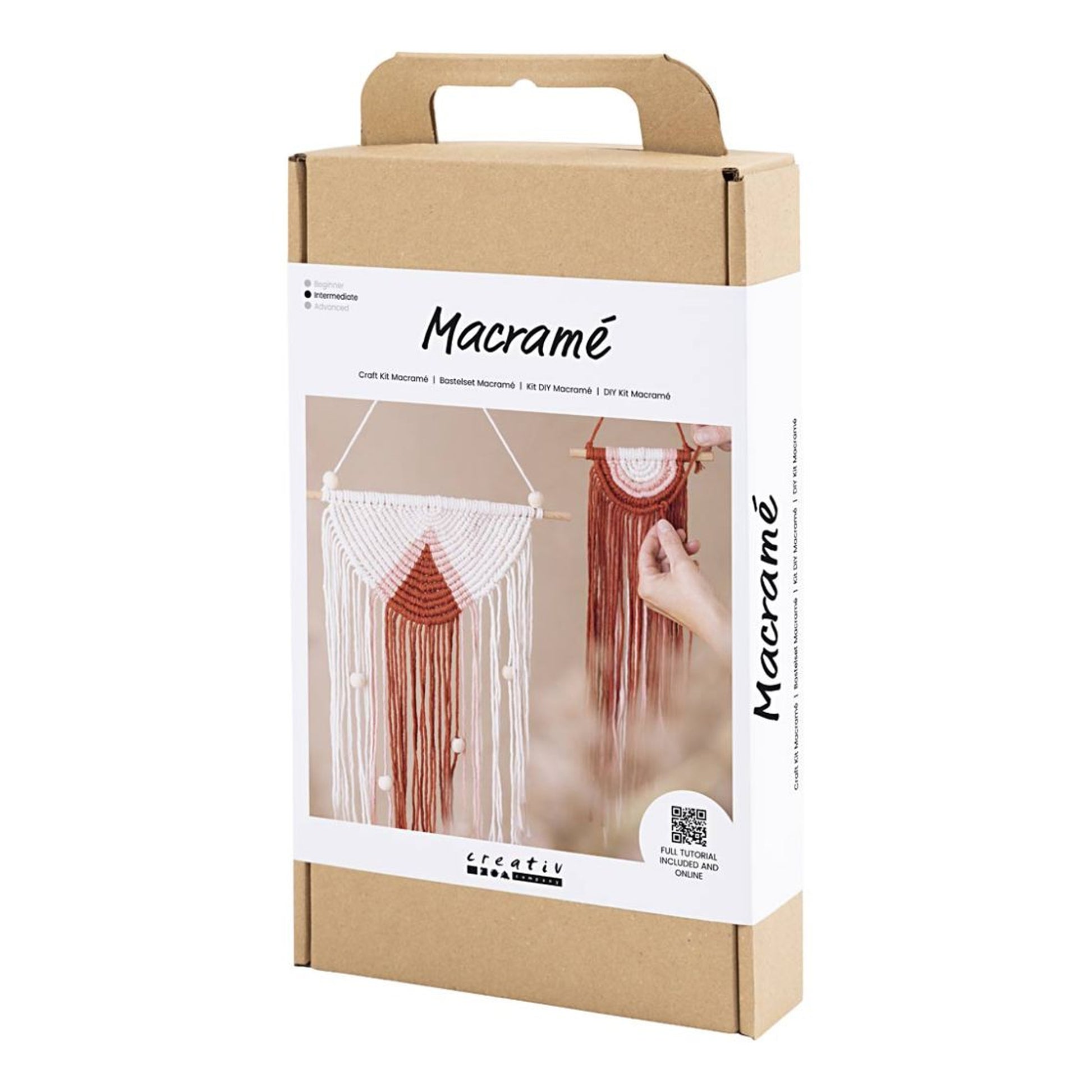 Kit macramé decorazione da parete Creative Company livello intermedio