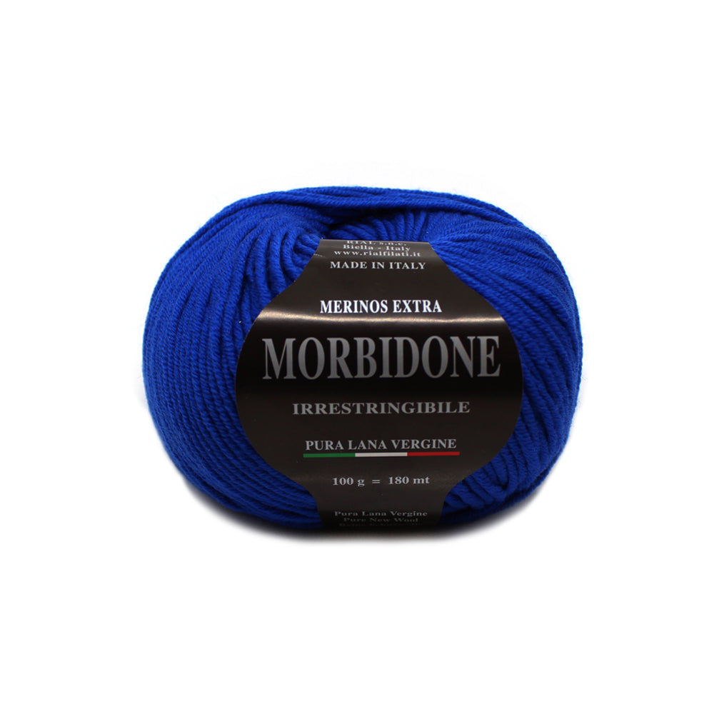 filato morbidone lana merino extrafine colore bluette