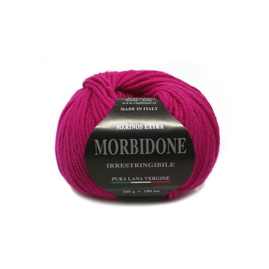 filato morbidone lana merino extrafine colore fuxia