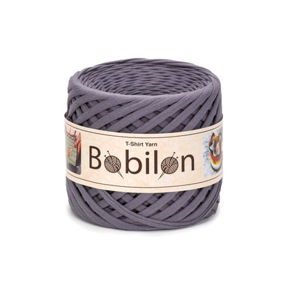 Fettuccia Bobilon Medium 7-9 mm filato T-shirt per borse e cestini – colore mr grey