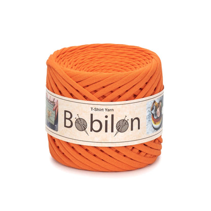 Fettuccia Bobilon Medium 7-9 mm filato T-shirt per borse e cestini – colore orange