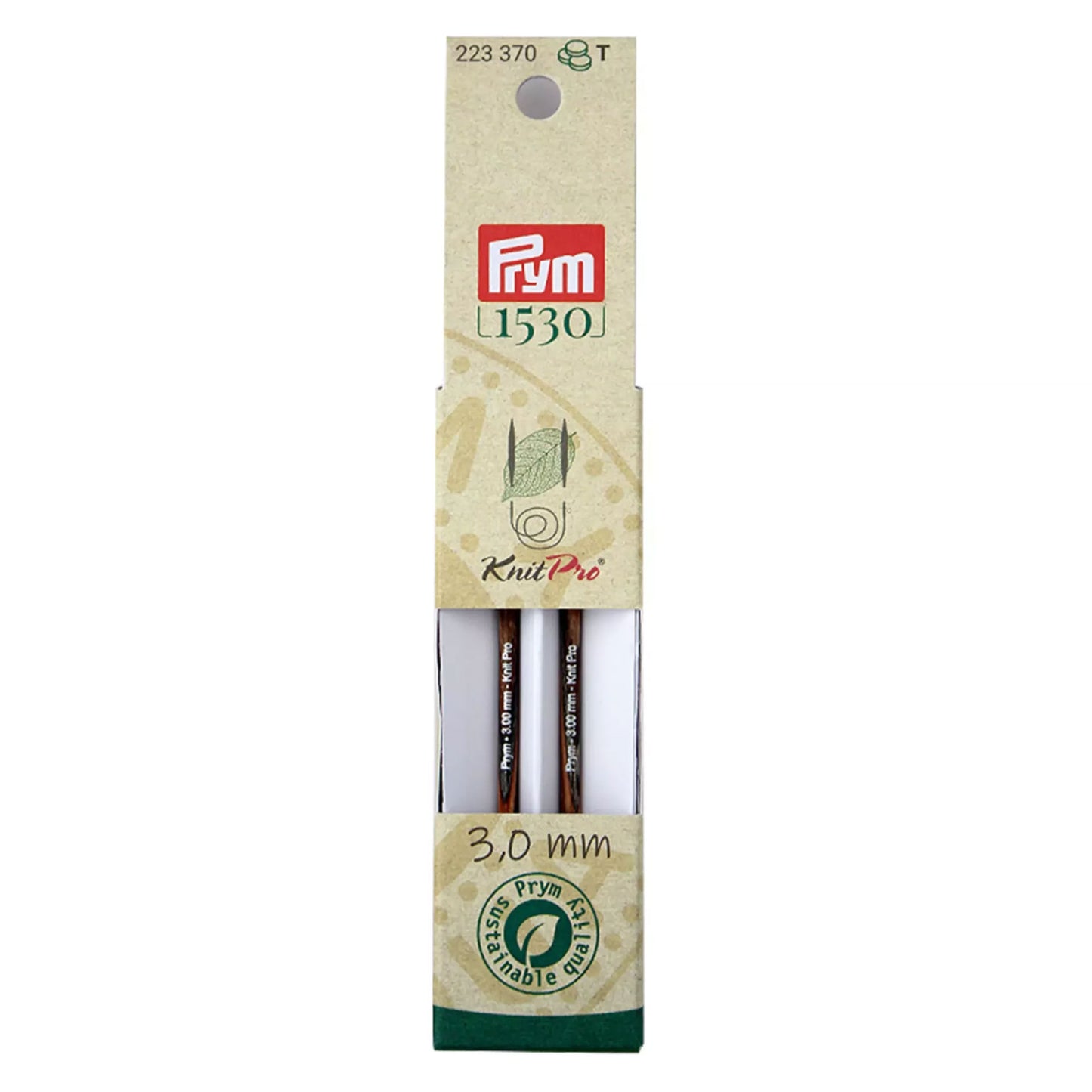 Punte per Ferri Circolari Prym Natural Corte