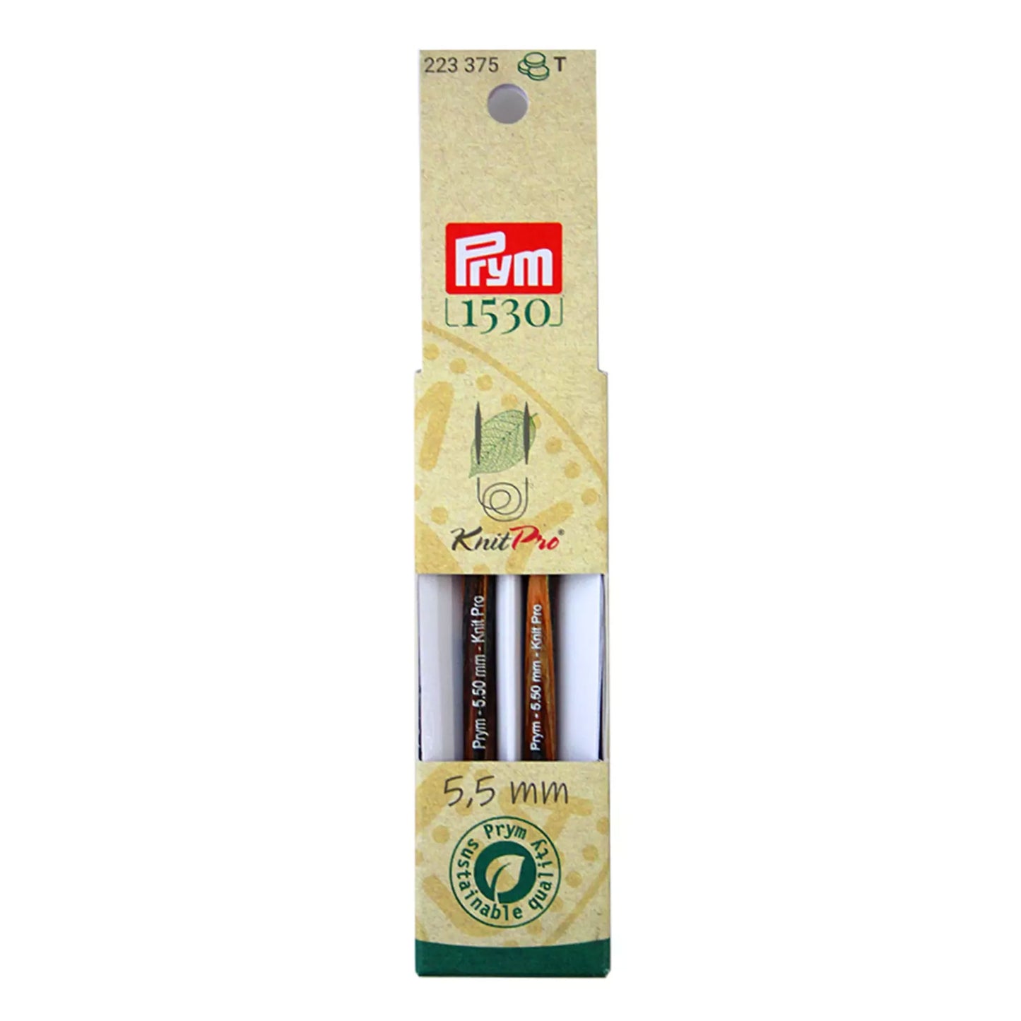 Punte per Ferri Circolari Prym Natural Corte