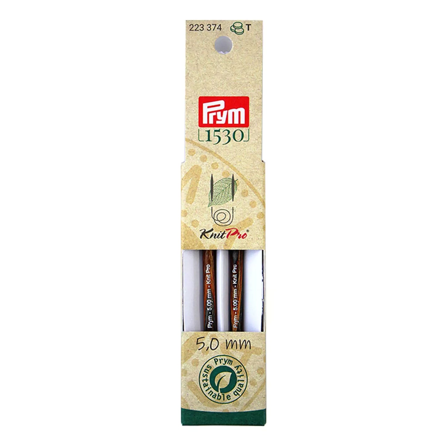 Punte per Ferri Circolari Prym Natural Corte