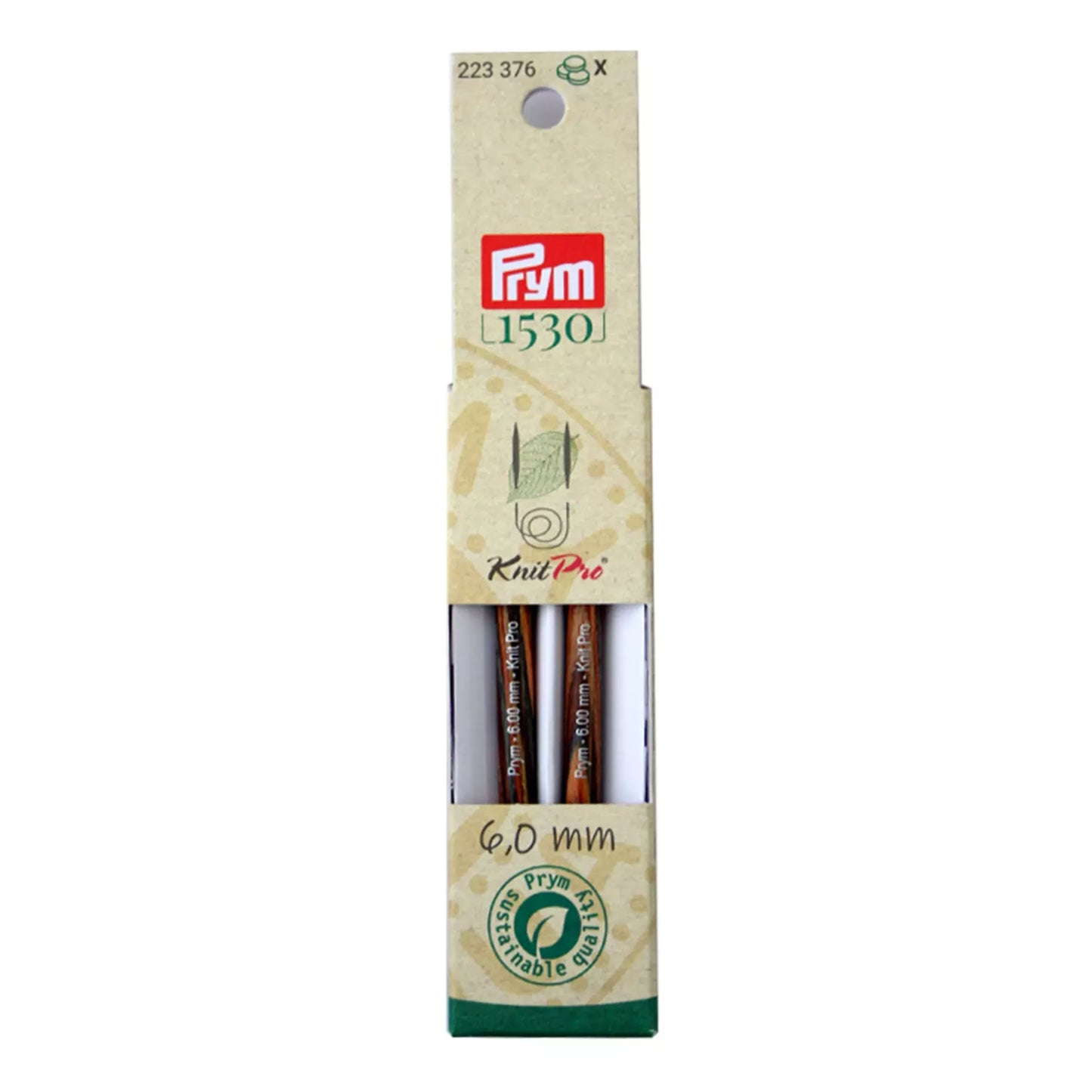 Punte per Ferri Circolari Prym Natural Corte