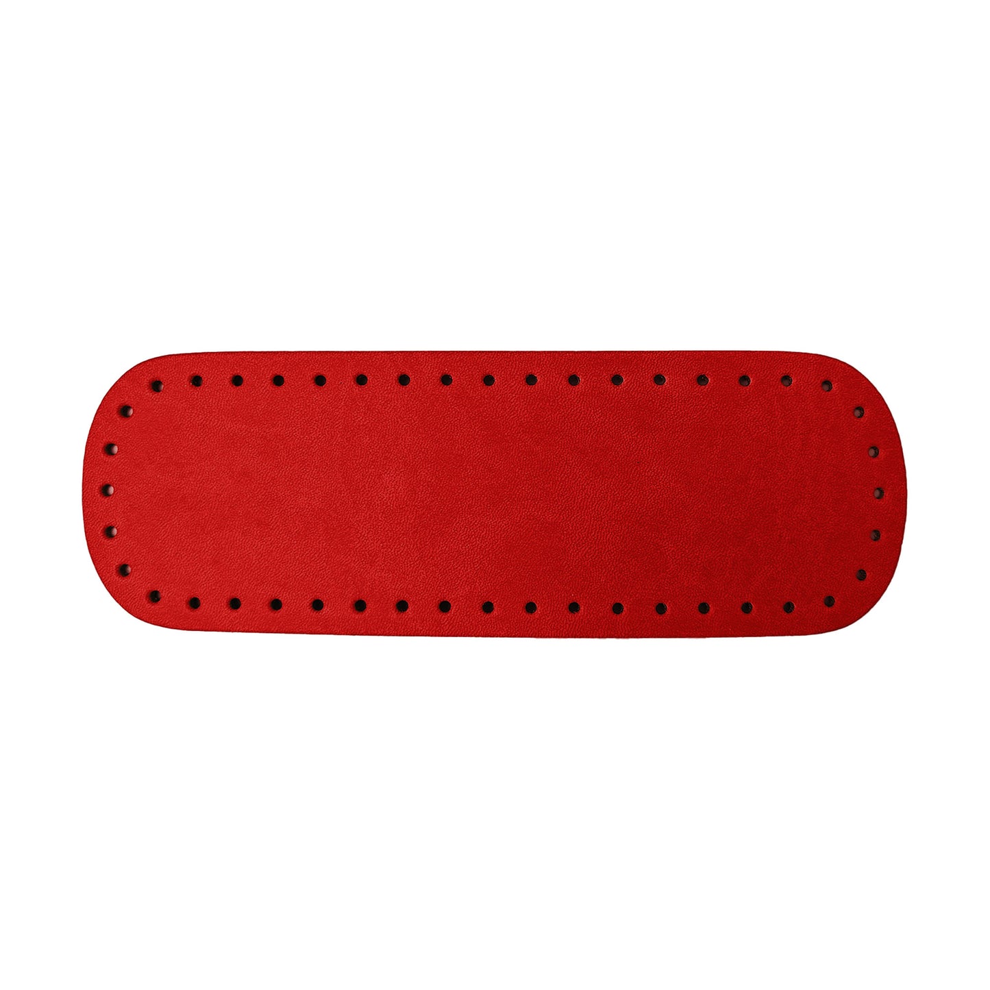 Fondo Borsa Ovale 24x8 cm in Pelle Sintetica e Cuoio Rigenerato - Vari Colori