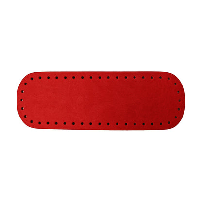 Fondo Borsa Ovale 24x8 cm in Pelle Sintetica e Cuoio Rigenerato - Vari Colori