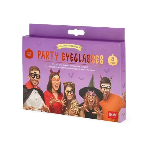 Occhiali di carta Halloween Legami – Set da 8