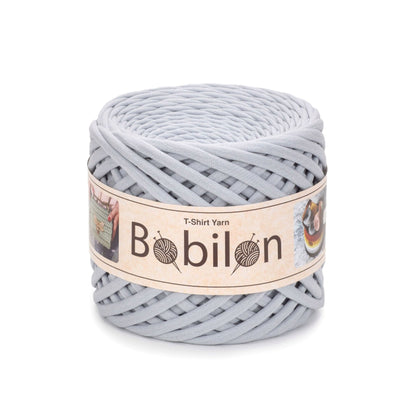 Fettuccia Bobilon Medium 7-9 mm filato T-shirt per borse e cestini – colore silver