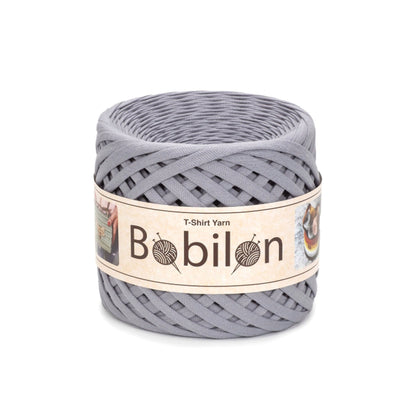 Fettuccia Bobilon Medium 7-9 mm filato T-shirt per borse e cestini – colore space gray