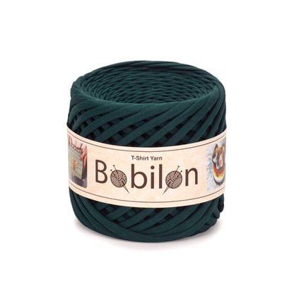 Fettuccia Bobilon Medium 7-9 mm filato T-shirt per borse e cestini – colore ultramarine green