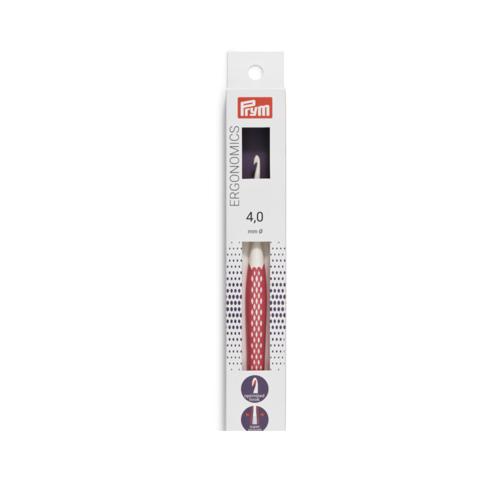 uncinetto prym ergonomics in plastica con impugnatura ergonomica antiscivolo
