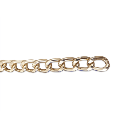 Catena Martellata per Borse – Maglia Grumetta Piatta (1pz=50cm)